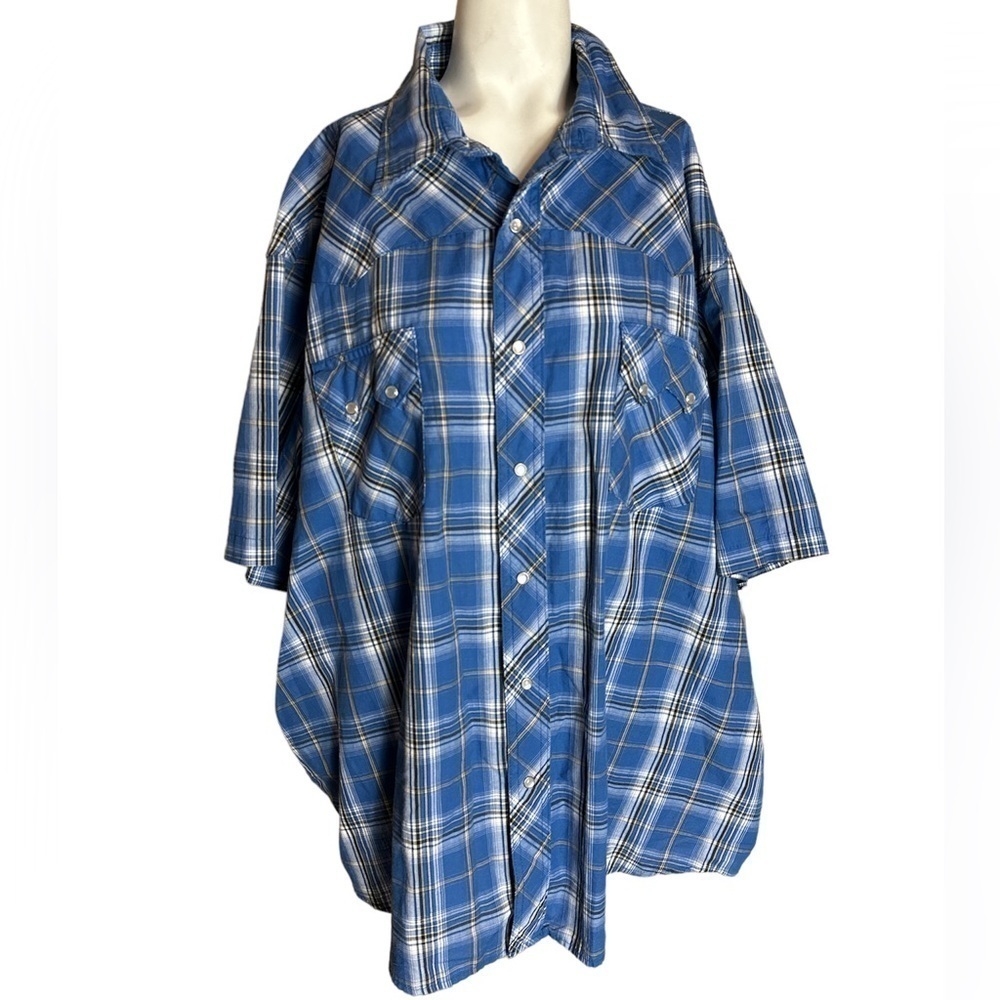 Wrangler Western Pearl Snap Short Sleeve Shirt